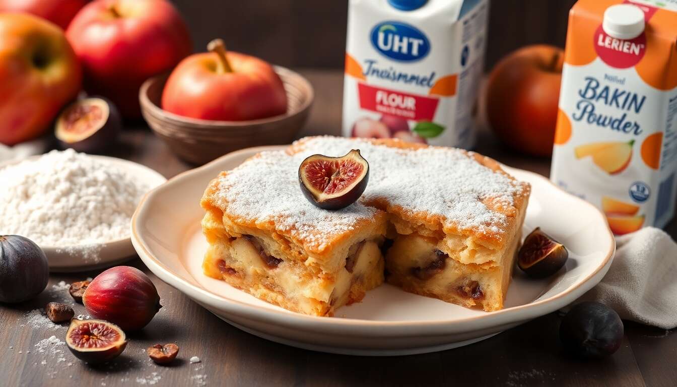 Recette d'invisible aux pommes et figues : un délice fruité