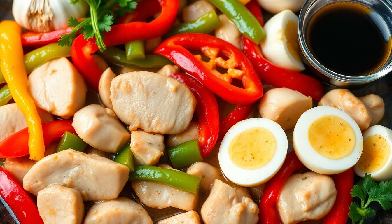 Poulet Sauté aux Poivrons : recette Savoureuse