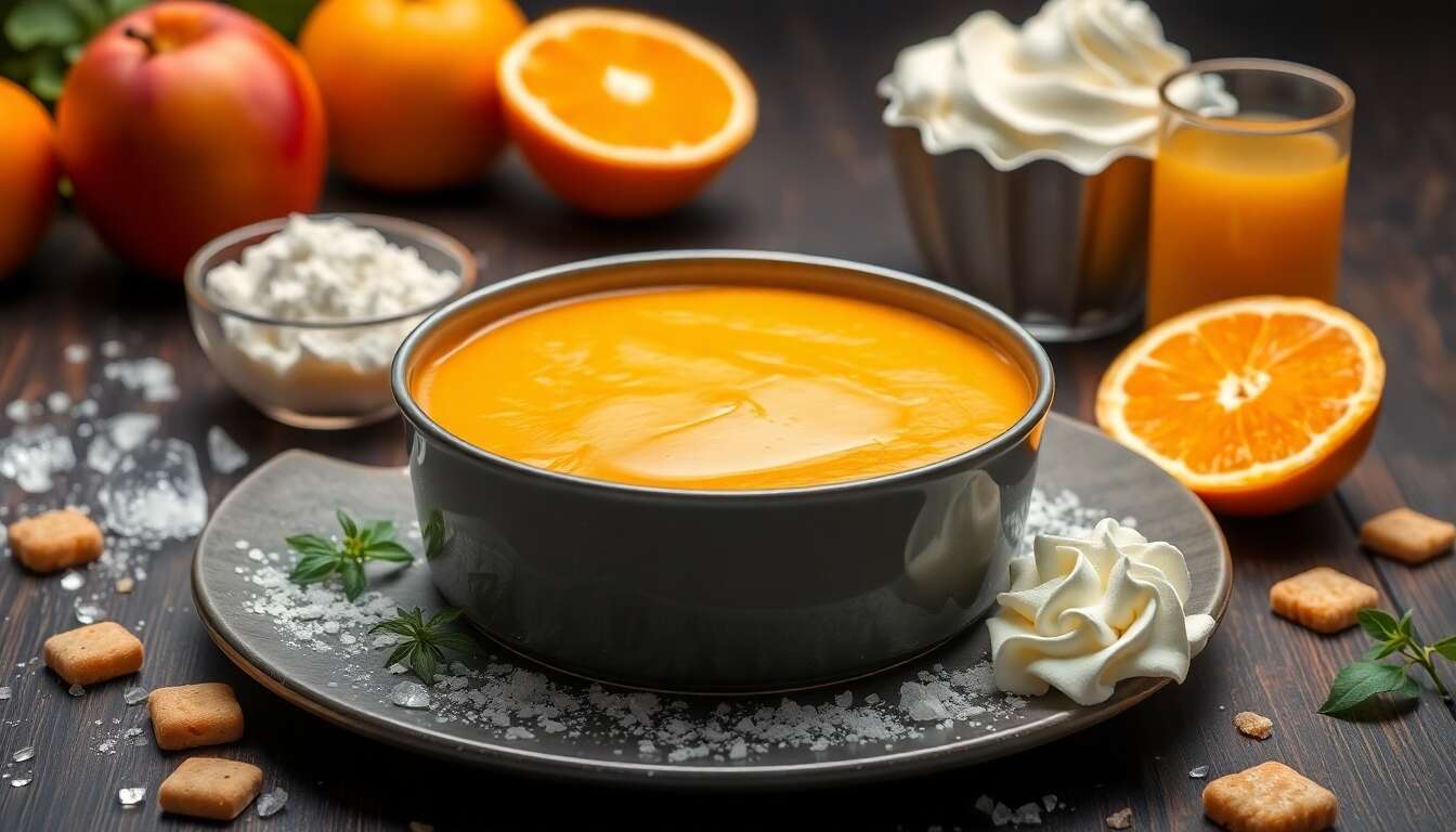 Entremet pommes et oranges : recette gourmande
