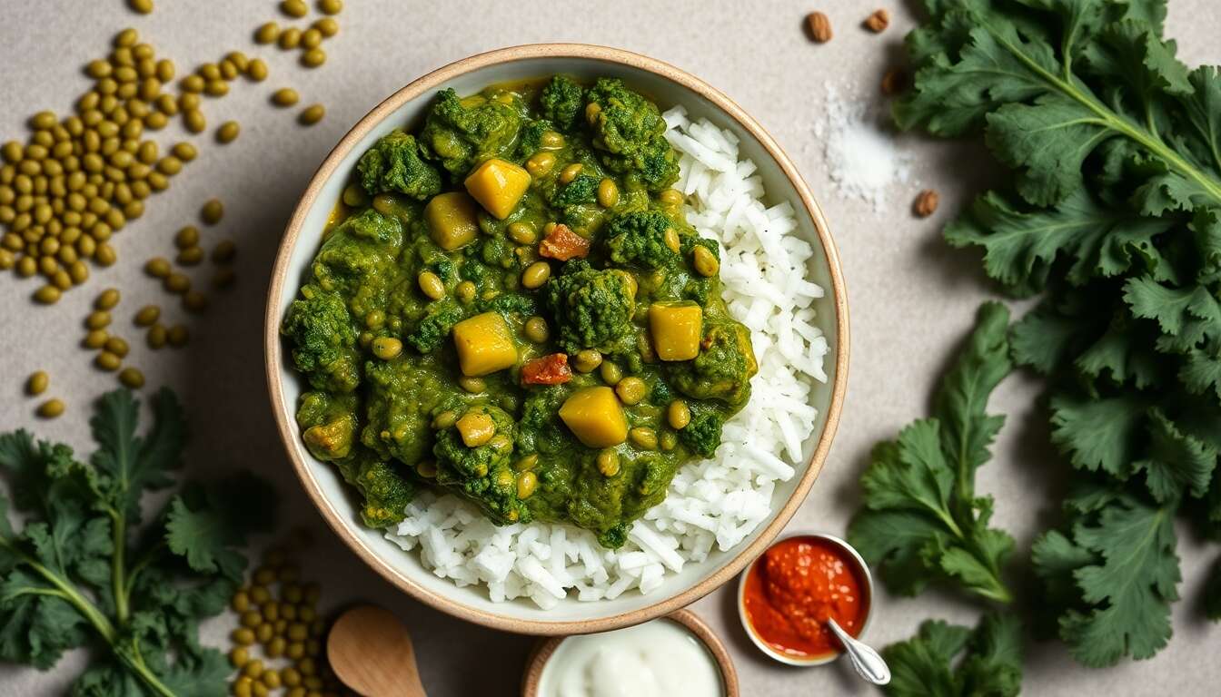 Curry de chou kale : recette savoureuse et gourmande