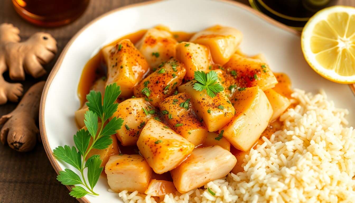Poulet au gingembre : recette savoureuse et simple