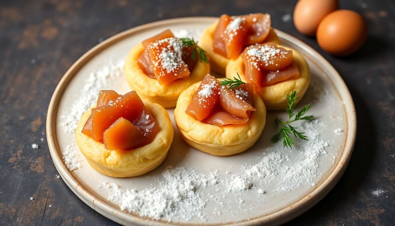 Choux apéritifs au magret : recette gourmande