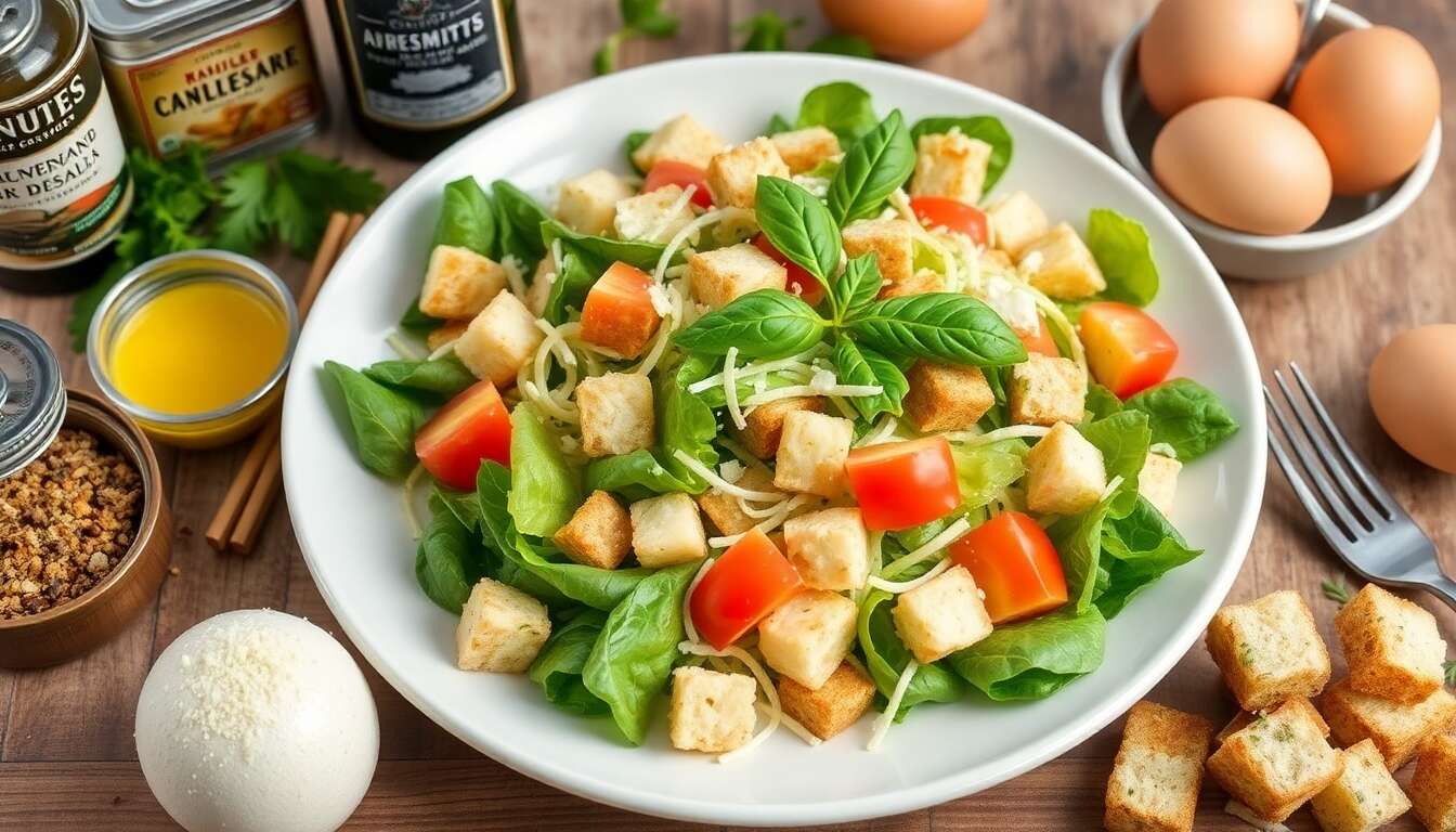 Recette authentique de la salade César
