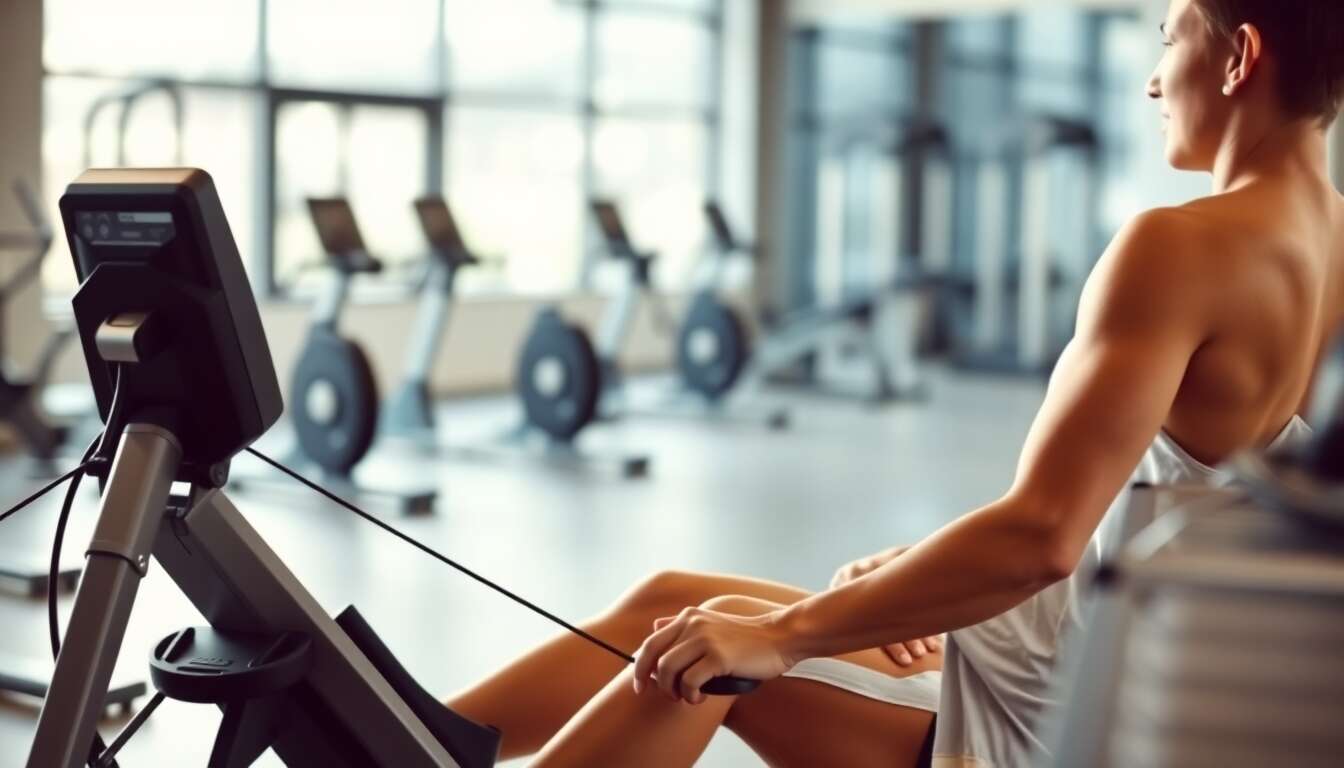 Récupération active : comment utiliser un rameur après un effort intense