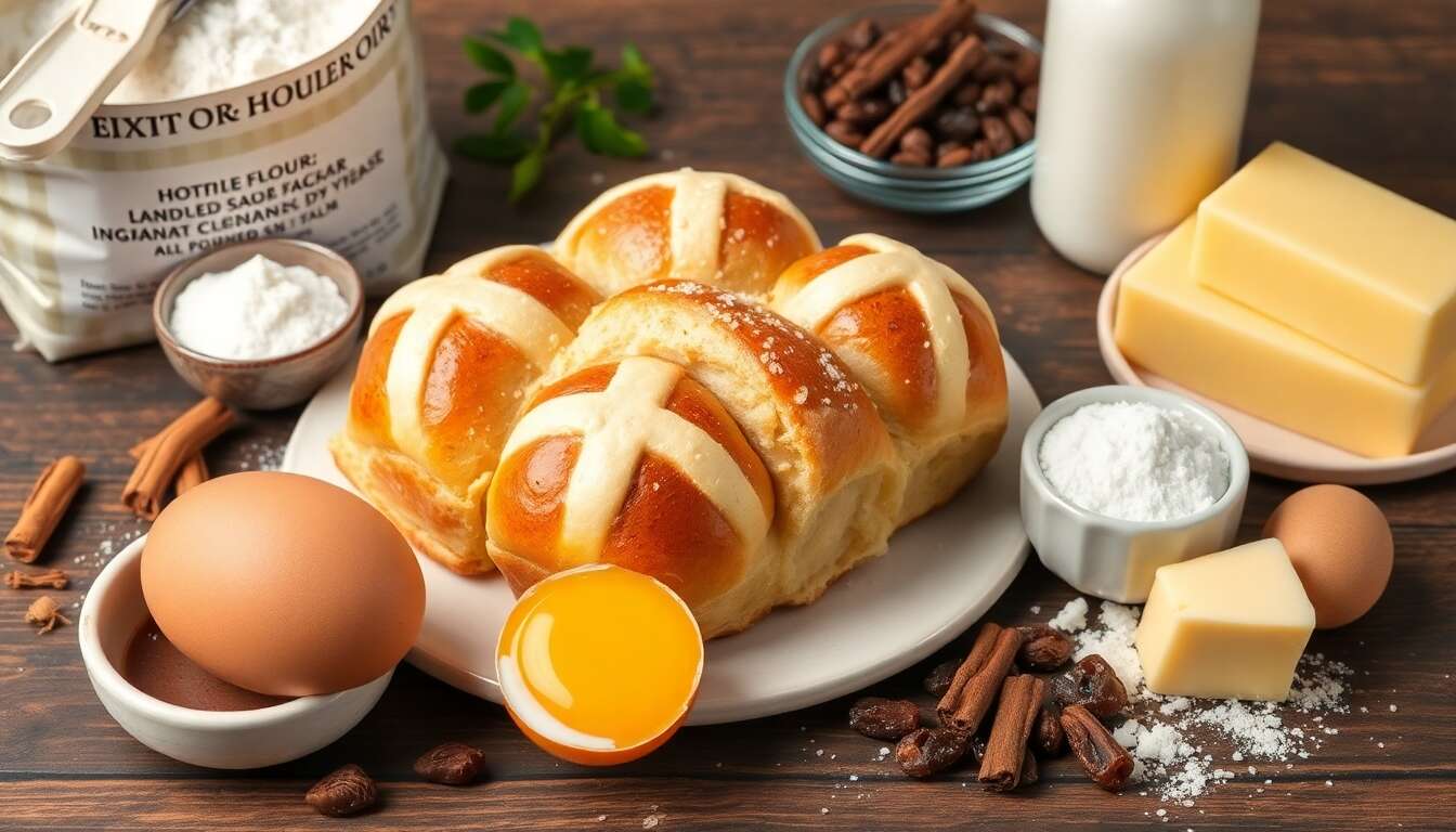 Recette des Hot Cross Buns moelleux et épicés