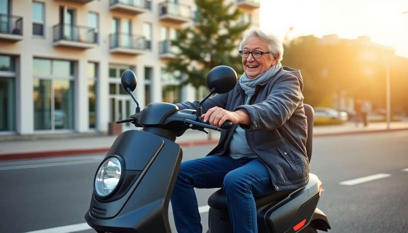Comparatif des trottinettes électriques senior-friendly