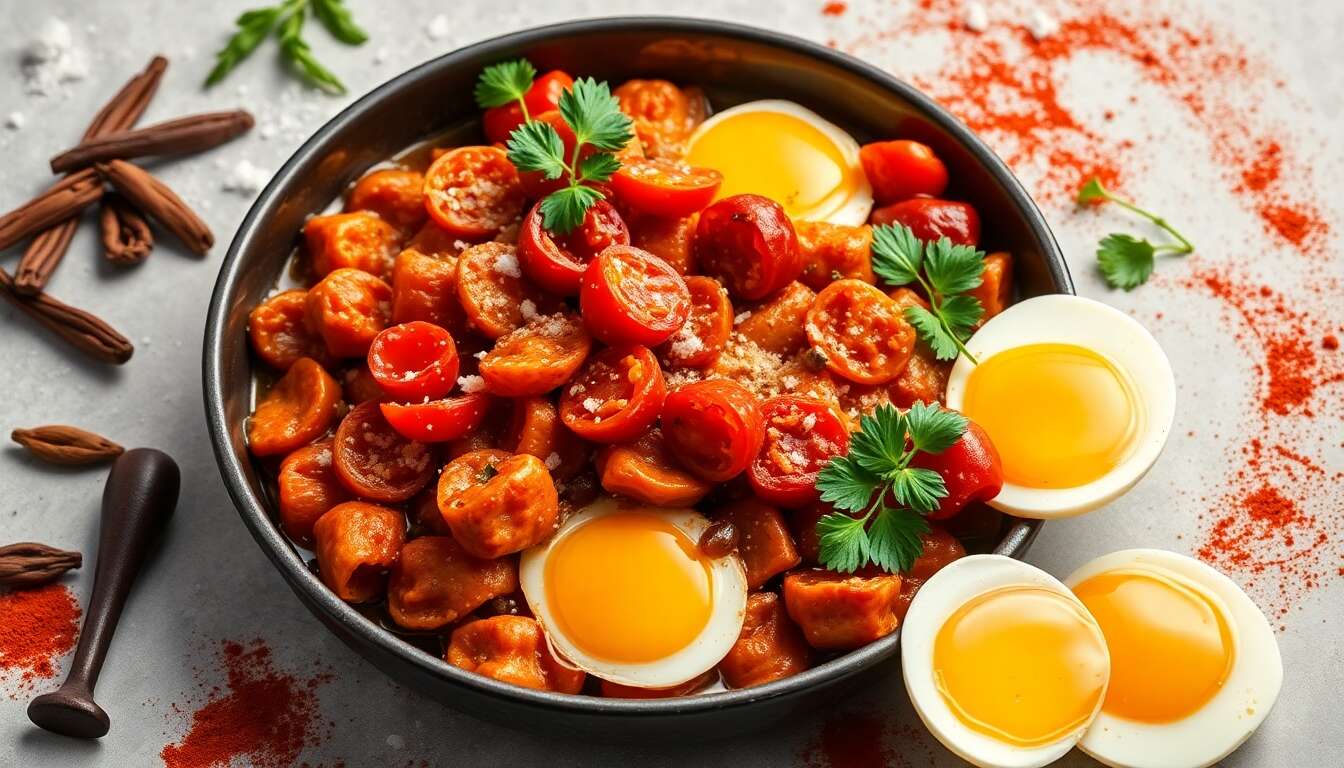 Chakchouka printanière : une recette fraîche et savoureuse