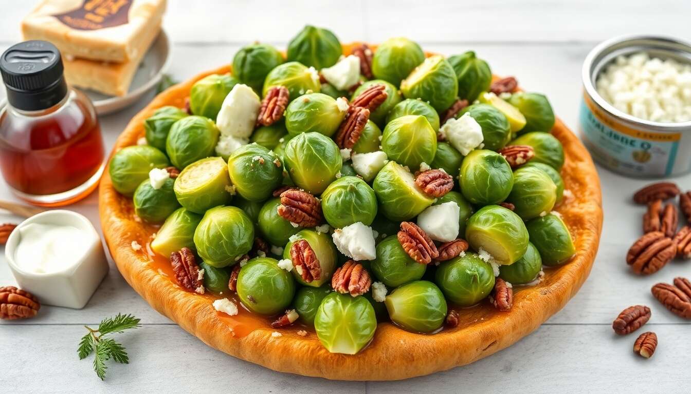 Recette Tatin de Choux de Bruxelles et Burrata