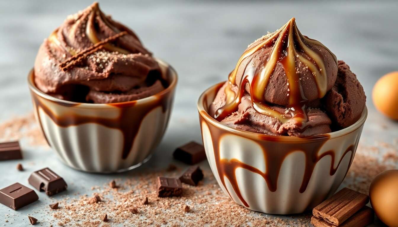 Recette de crème glacée au chocolat : délice fondant