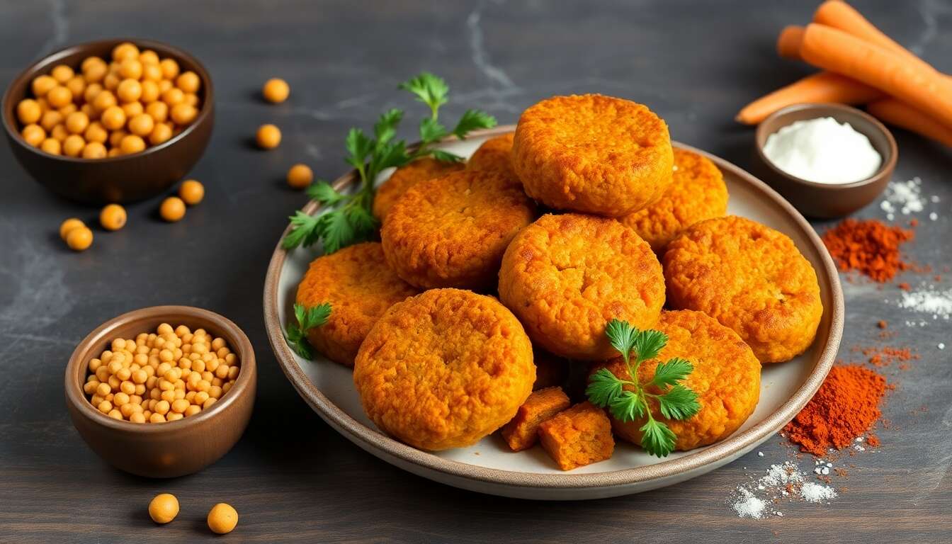 Recette de croquettes carotte et pois chiche : savoureuses et faciles à préparer