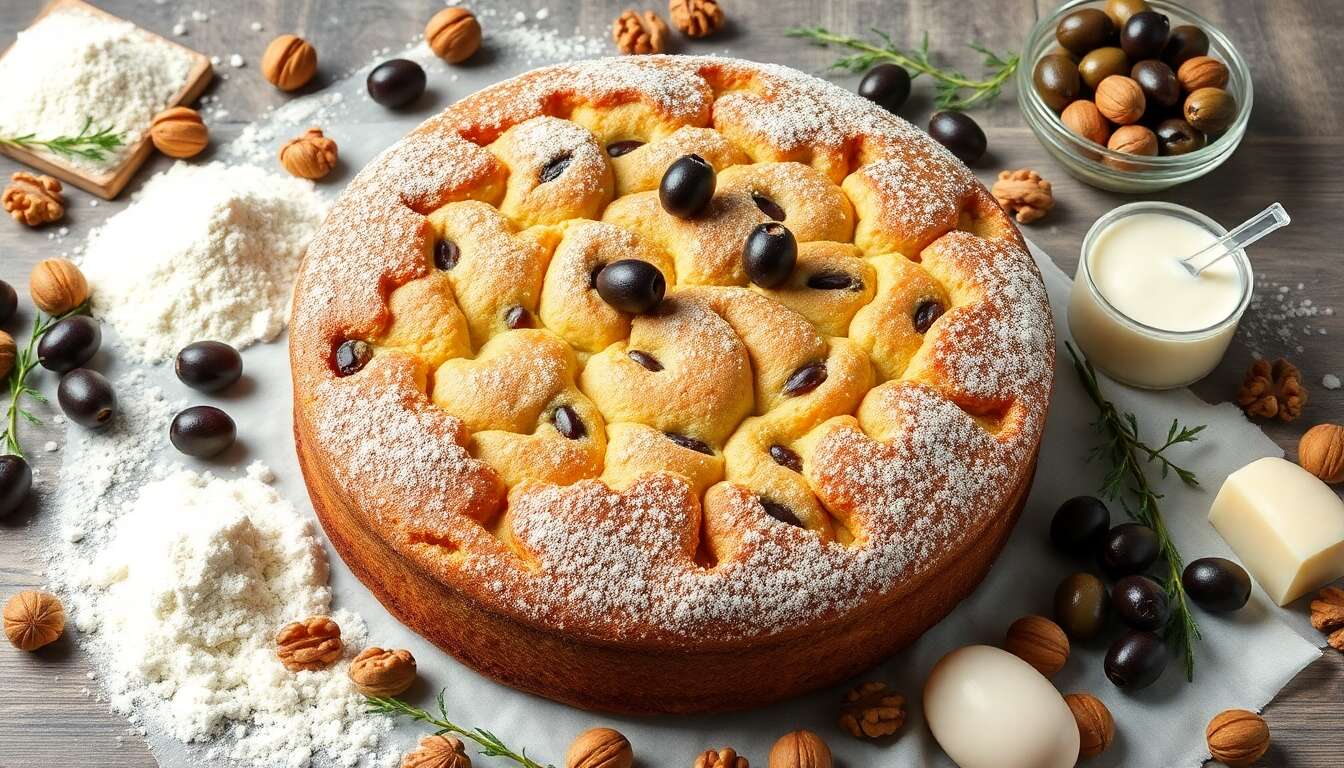 Recette de cake salé d'hiver délicieux