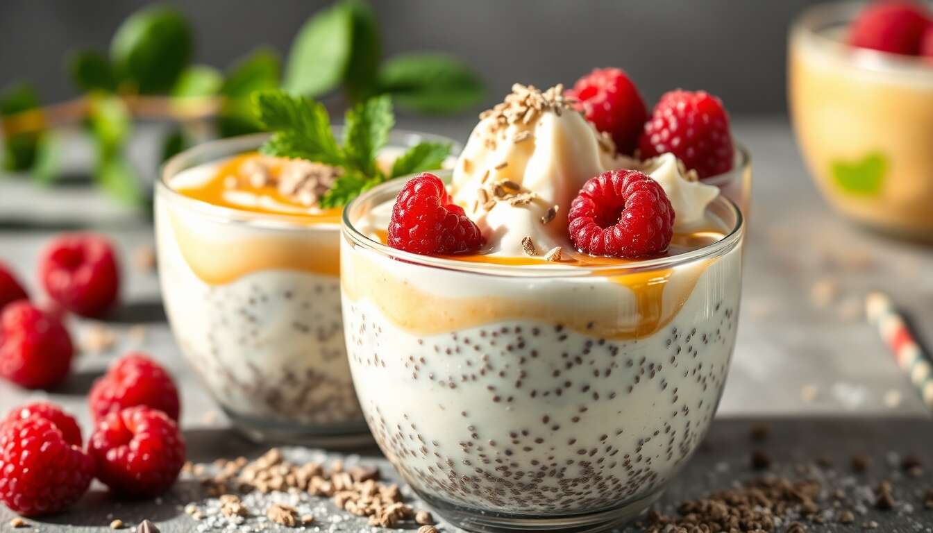 Chia pudding aux framboises : recette gourmande et saine