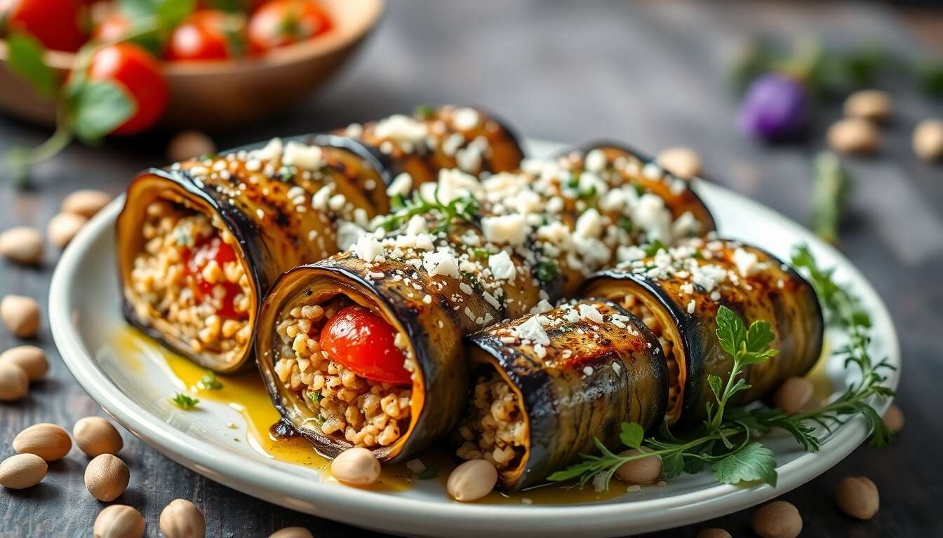 Roules d'aubergines : une délicieuse recette méditerranéenne