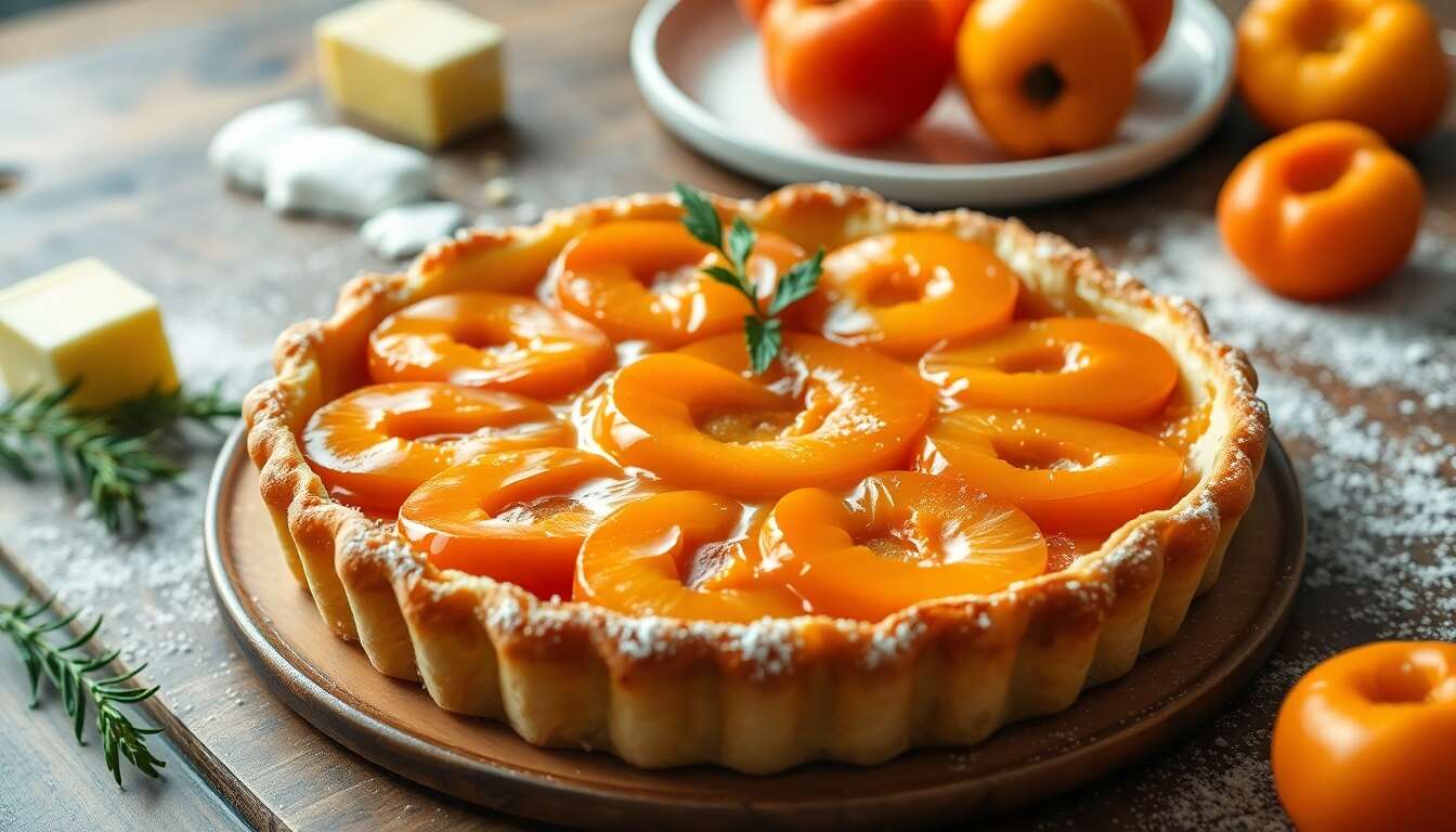 Recette de tarte renversée aux abricots : un dessert facile et gourmand