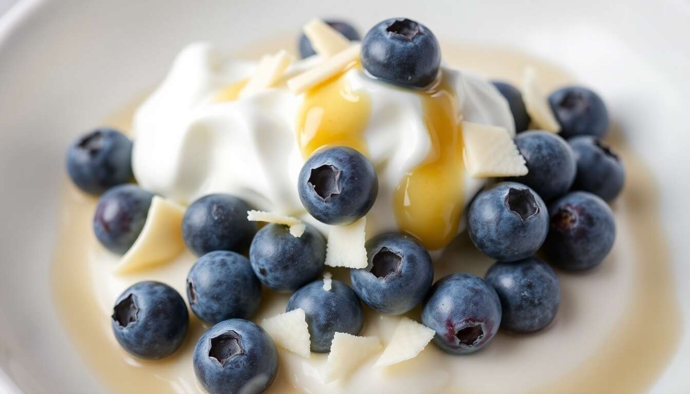 Recette de bouchées glacées aux myrtilles