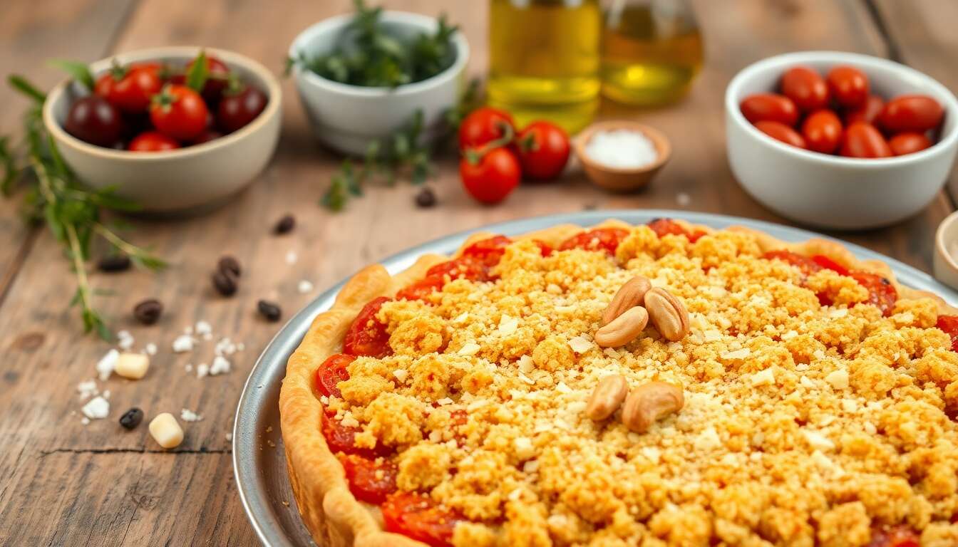 Recette de crumble aux tomates : une délicieuse idée d'entrée