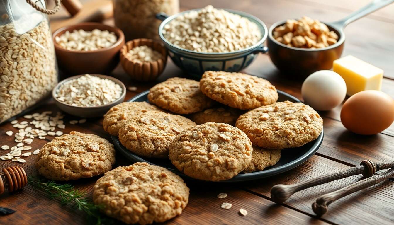 Recette de biscuits à l'avoine délicieux et faciles