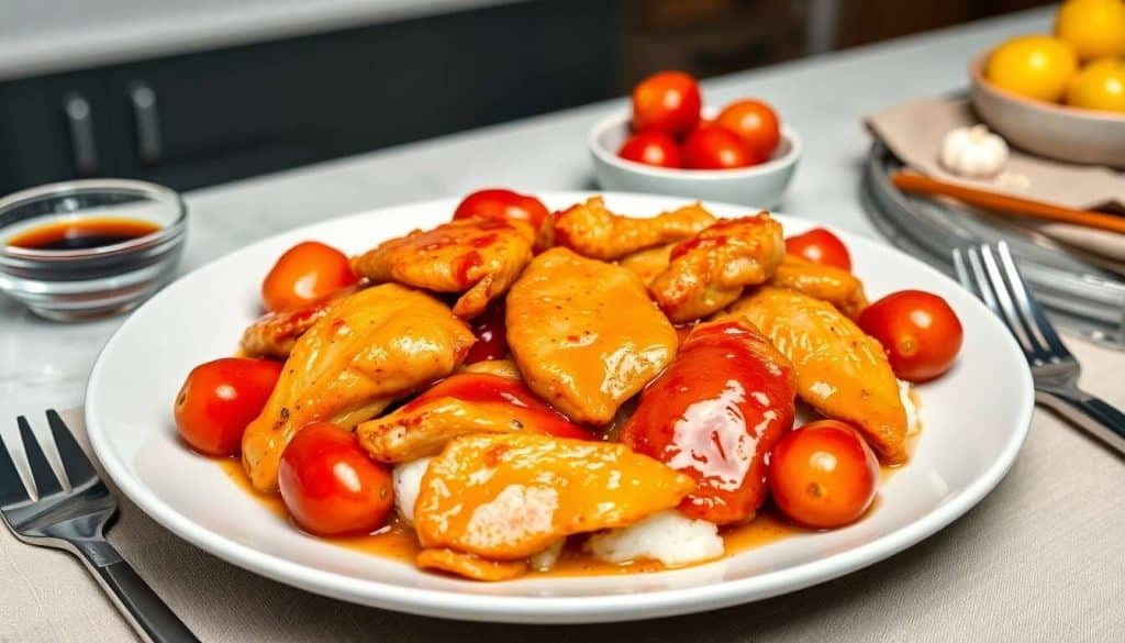 Délicieux Poulet Chinois aux Mirabelles