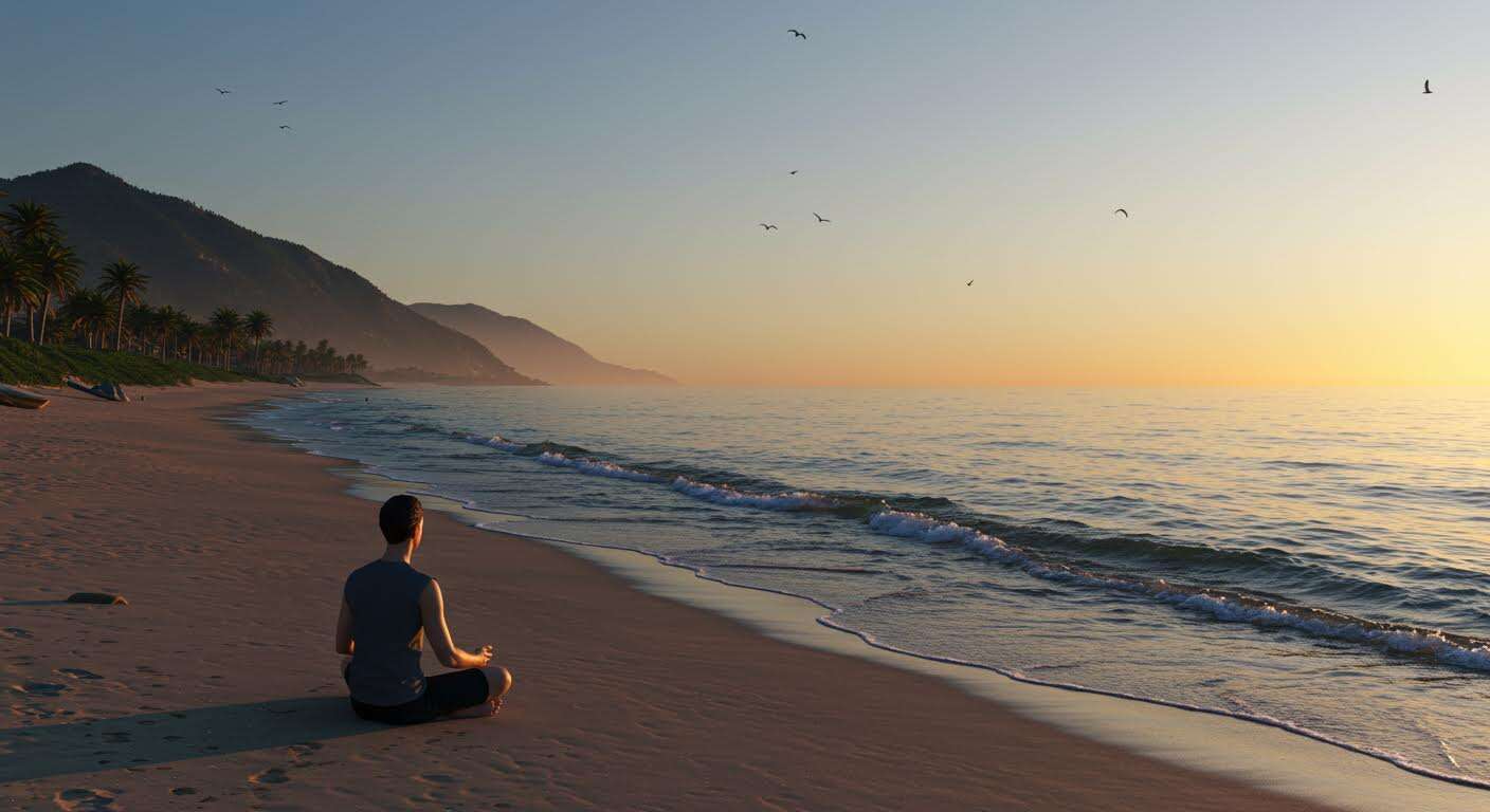 Je pratique cette habitude de 5 minutes sur la plage chaque matin : les effets sur mon stress sont bluffants.