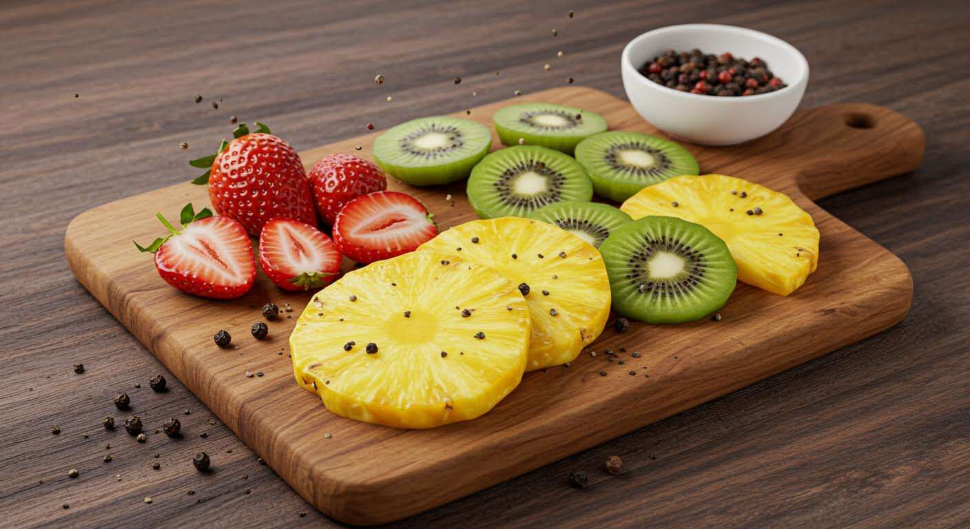Mettre du poivre sur vos fruits ? L'astuce surprenante d'un chef pour décupler leurs bienfaits.