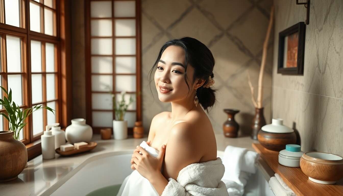 Rituels beauté inspirés d'Asie