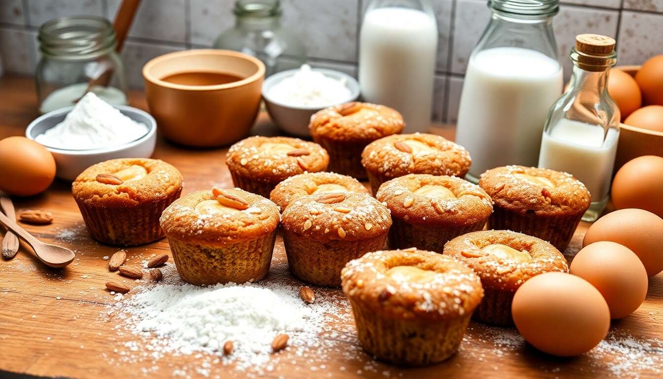 Mini cakes à la farine d'amande : une recette gourmande