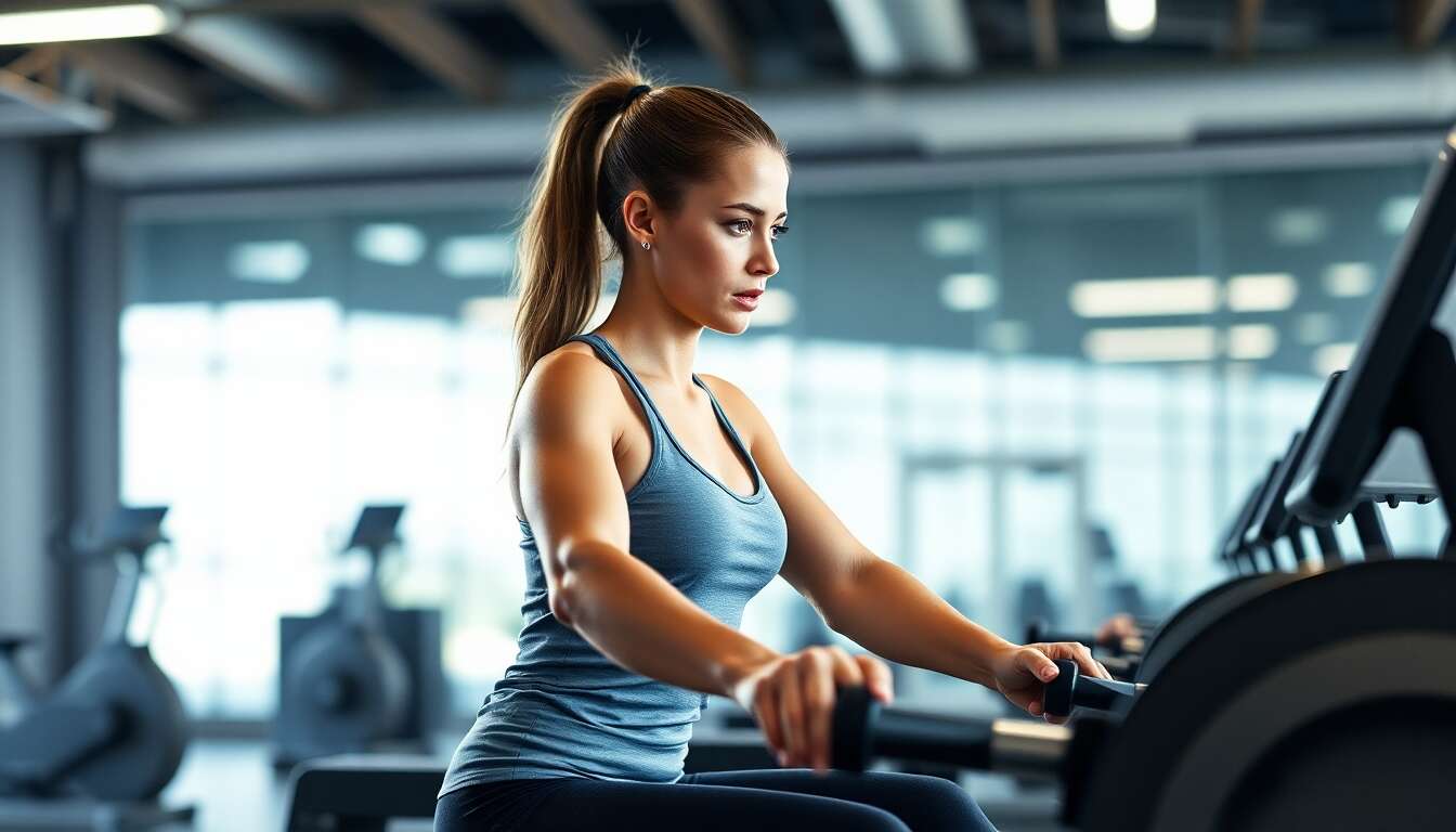 Les bienfaits du rameur sur la silhouette