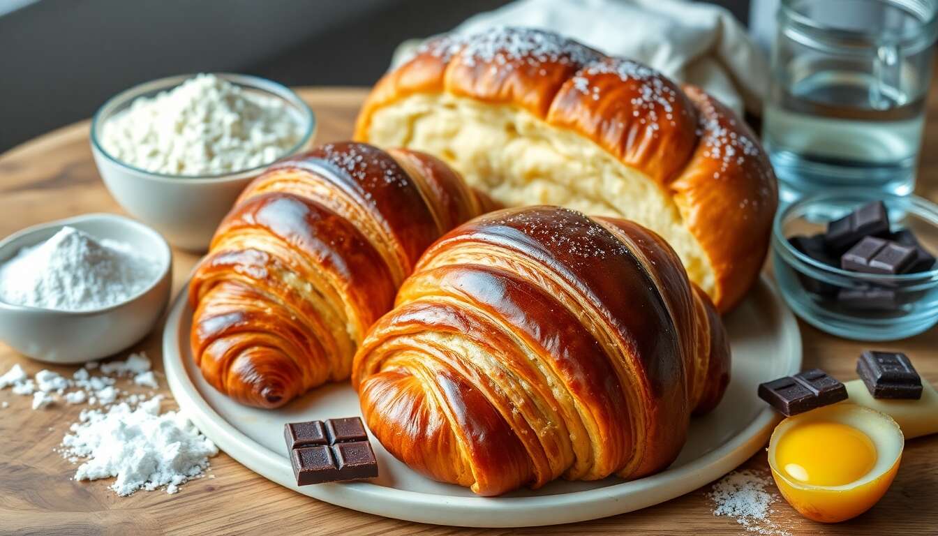 Recette de pains au chocolat et brioches moelleuses