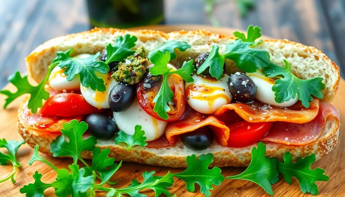Recette de sandwich à l'italienne maison