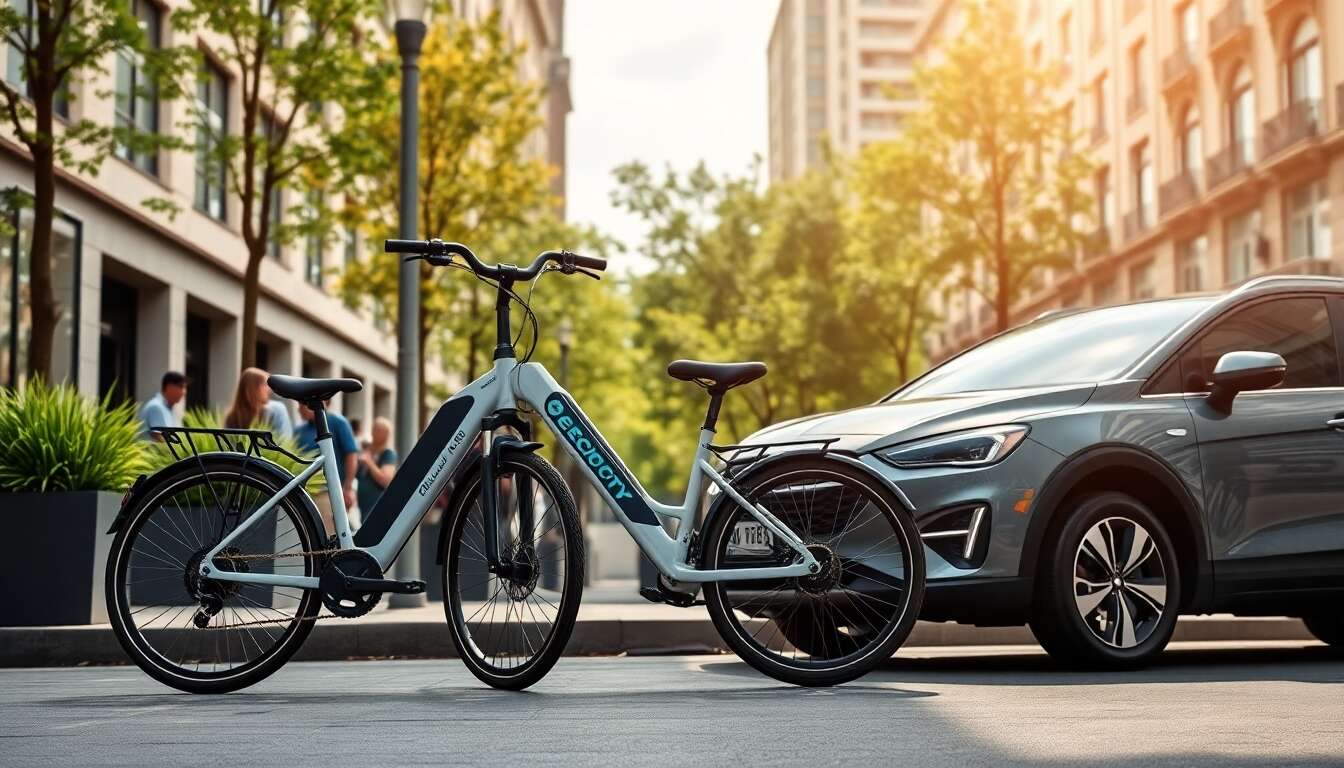 Impact écologique des vélos électriques comparé aux voitures