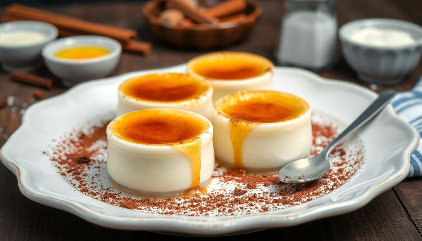 Crèmes brûlées cacao vanille : la recette gourmande