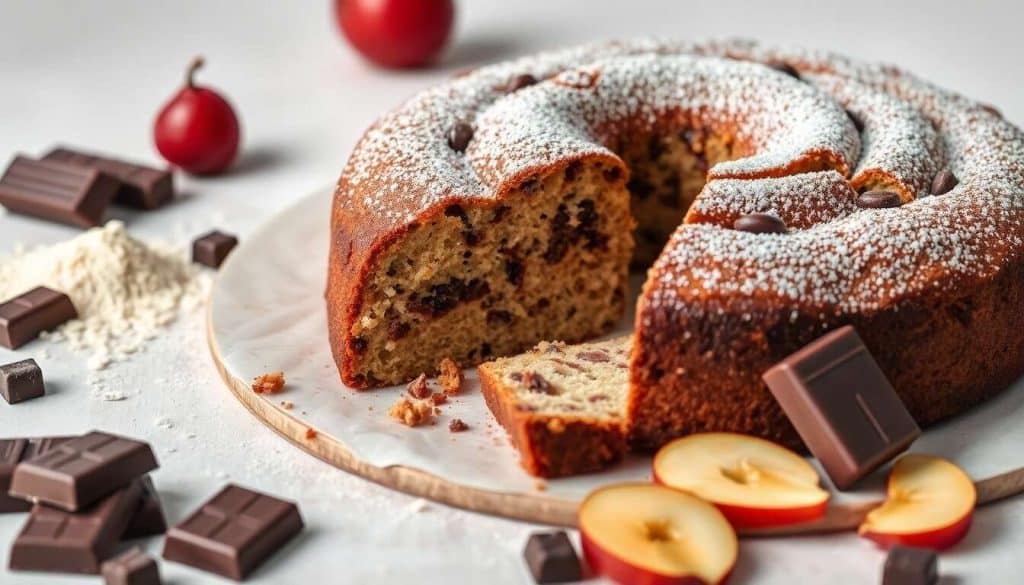 Recette de cake poires, noisettes et chocolat
