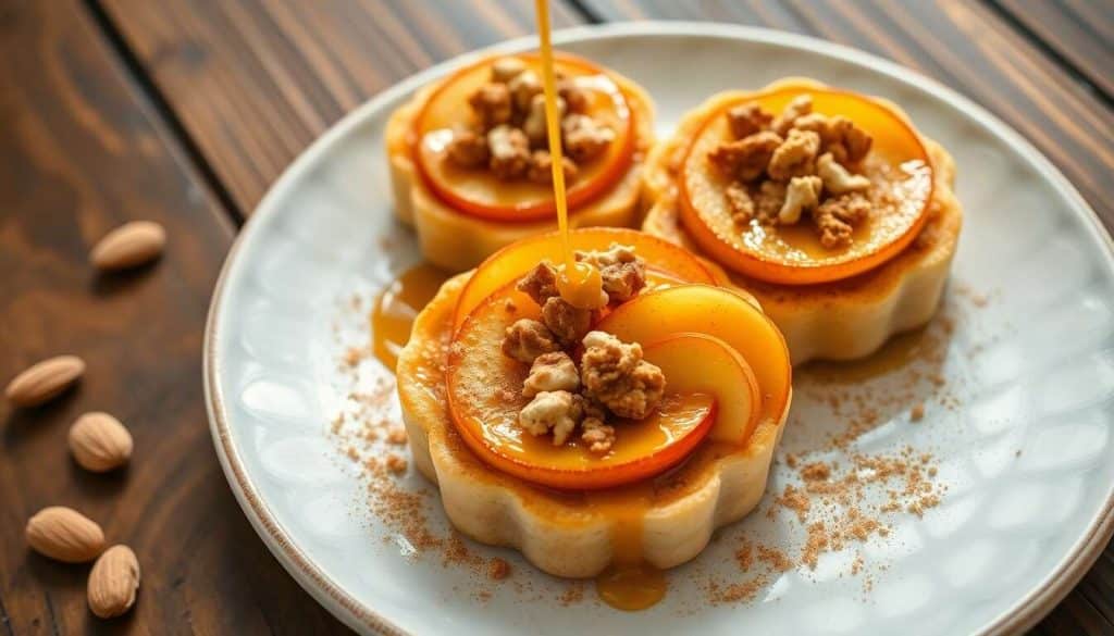 Recette tartelettes fines pommes et noix