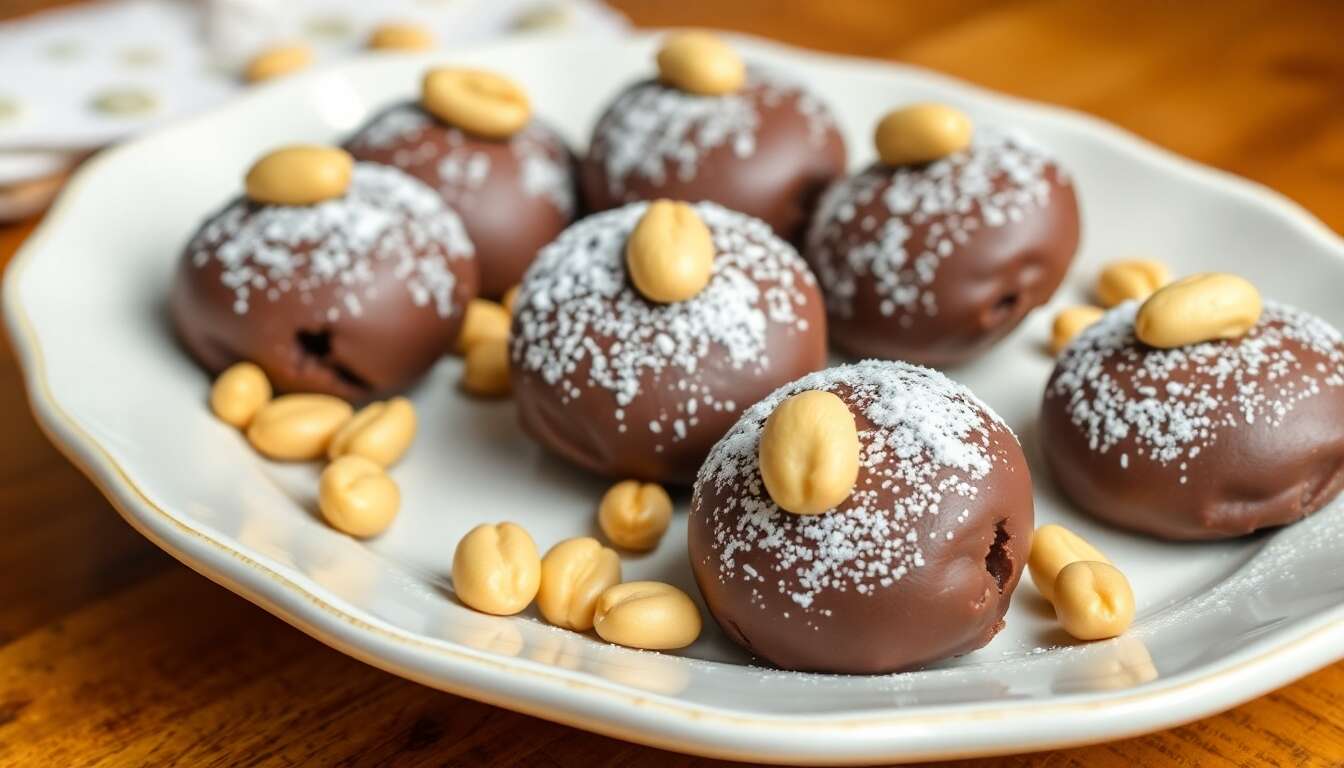 Recette Médaillons Chocolat Cacahuètes : gourmandise Facile à Réaliser
