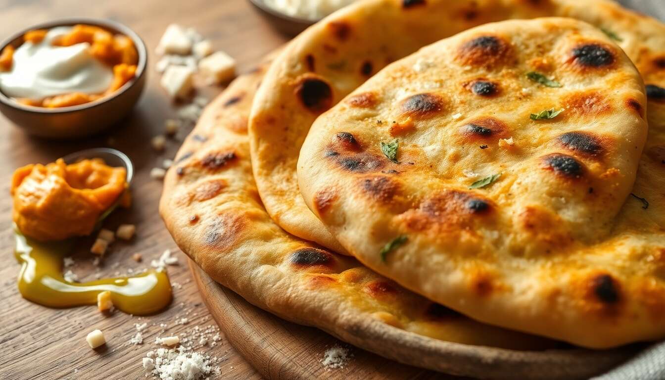 Naans au potimarron et fromage : une recette savoureuse