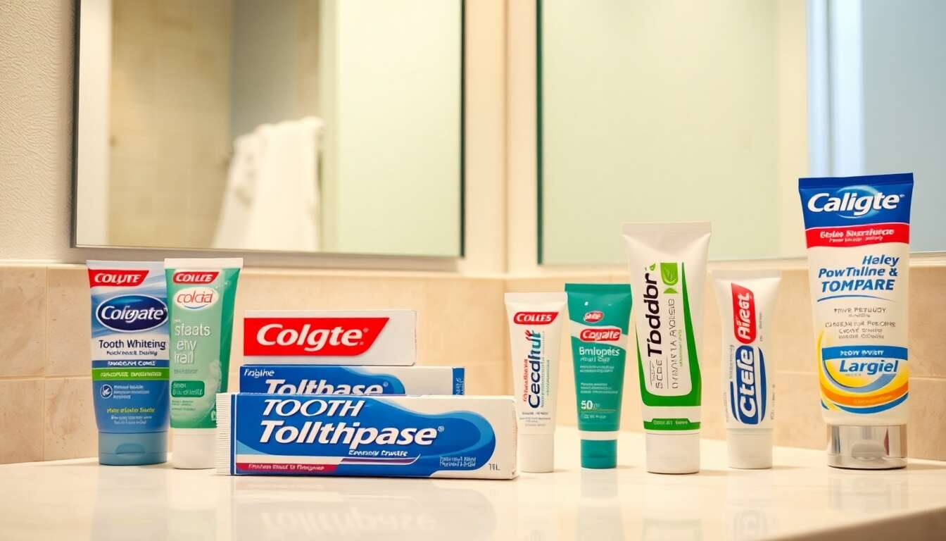 Comparaison des marques populaires de dentifrices blanchissants
