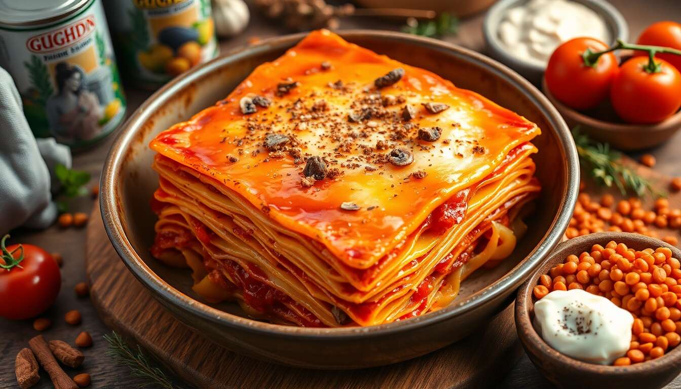 Recette de lasagnes d'automne savoureuses