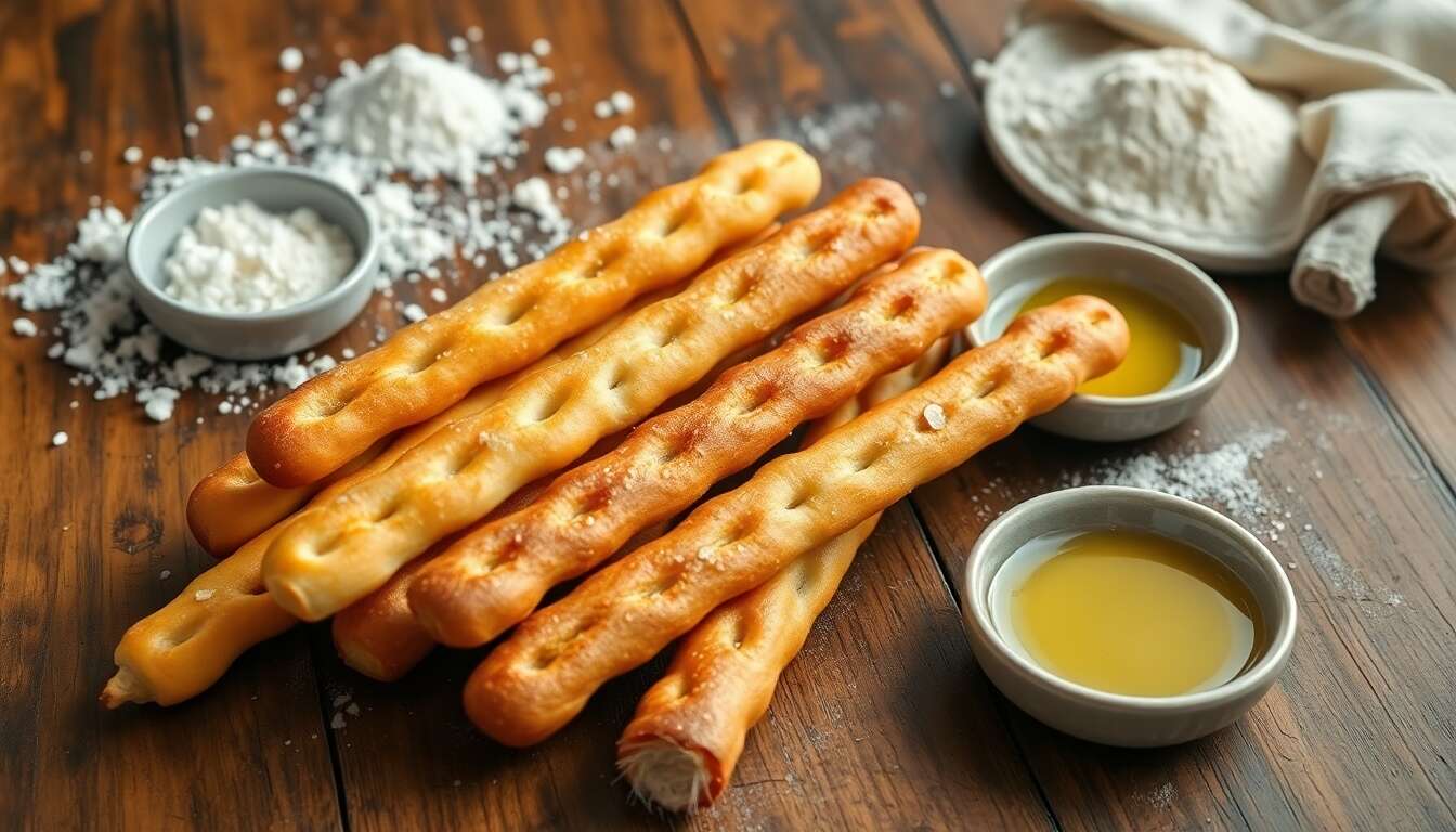Recette facile de gressins maison croquants
