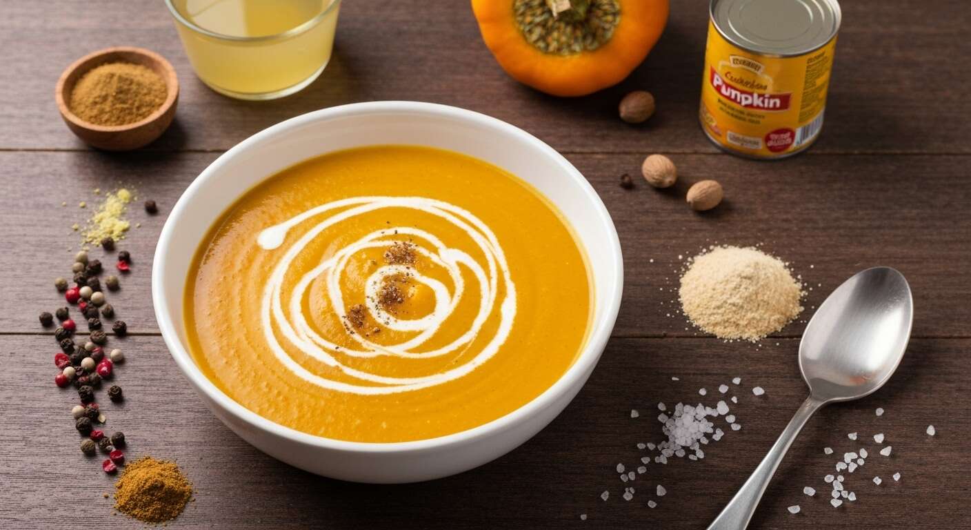Recette de velouté au potiron délicieux