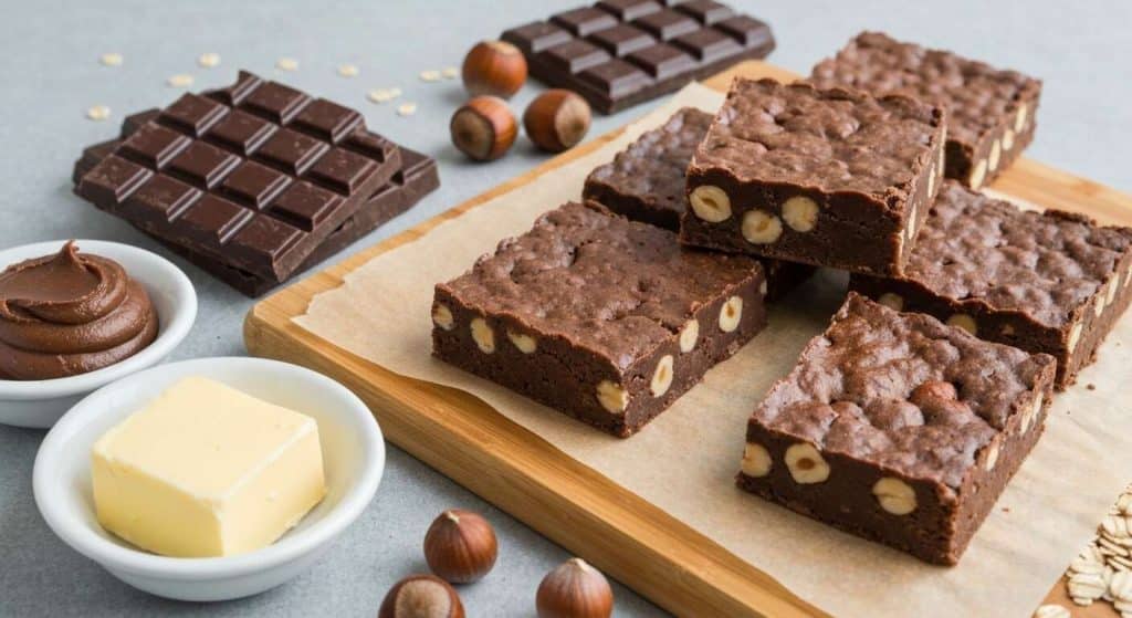 Recette de barres chocolat-noisettes maison