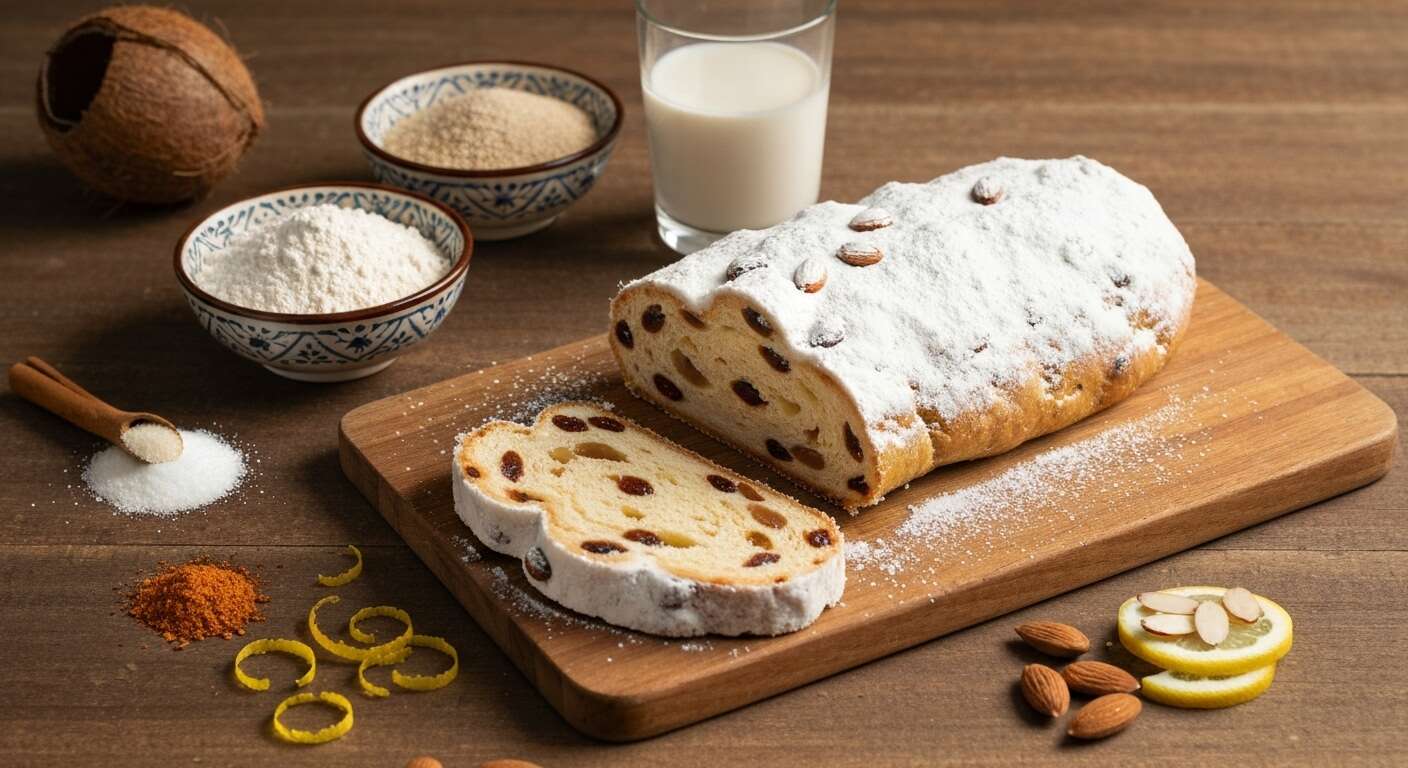 Recette de stollen léger sans beurre