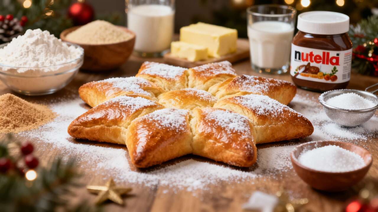 Recette de brioche étoile de Noël : un délice festif