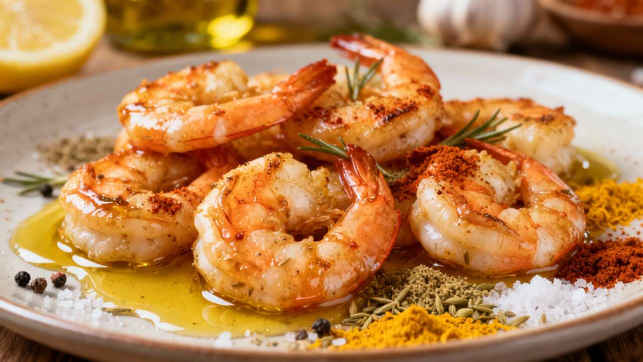 Recette festive : gambas de Noël