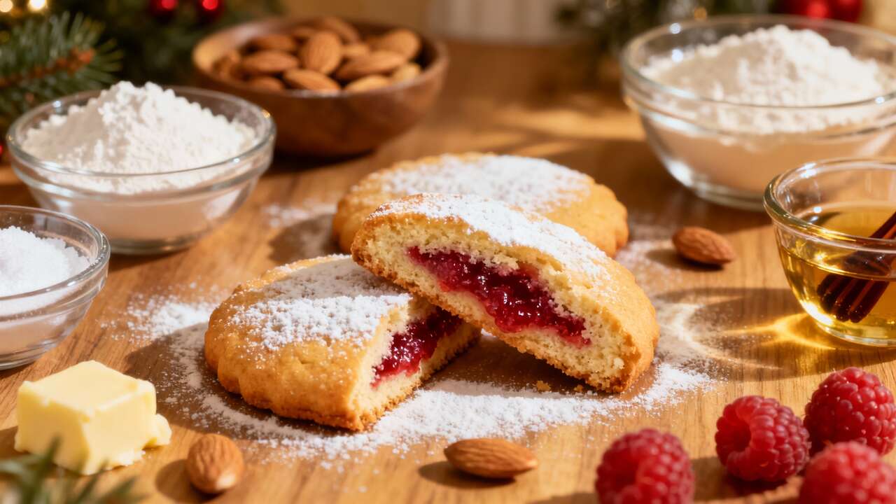 Recette de biscuits fourrés pour Noël