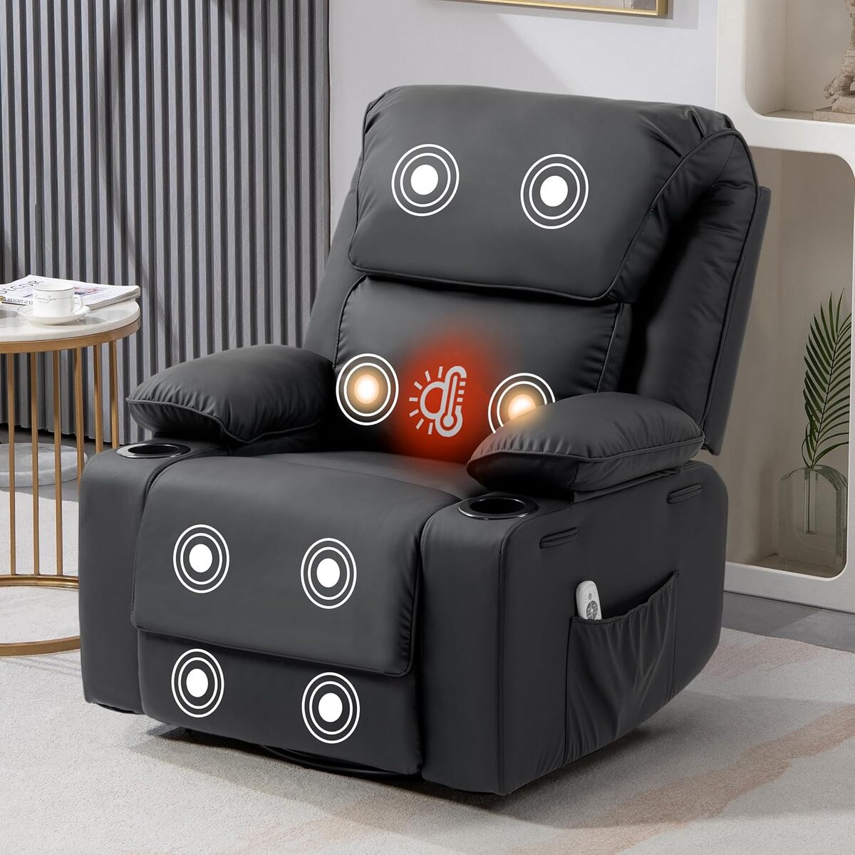 Test : fauteuil massant BRTHORY inclinable 360° avec chauffage