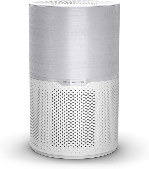 Rowenta Pure Air Compact, Purificateur d'air intérieur, Purification de l'air très efficace, Rapide, Confort accru, PU2220F0, Gris/Blanc