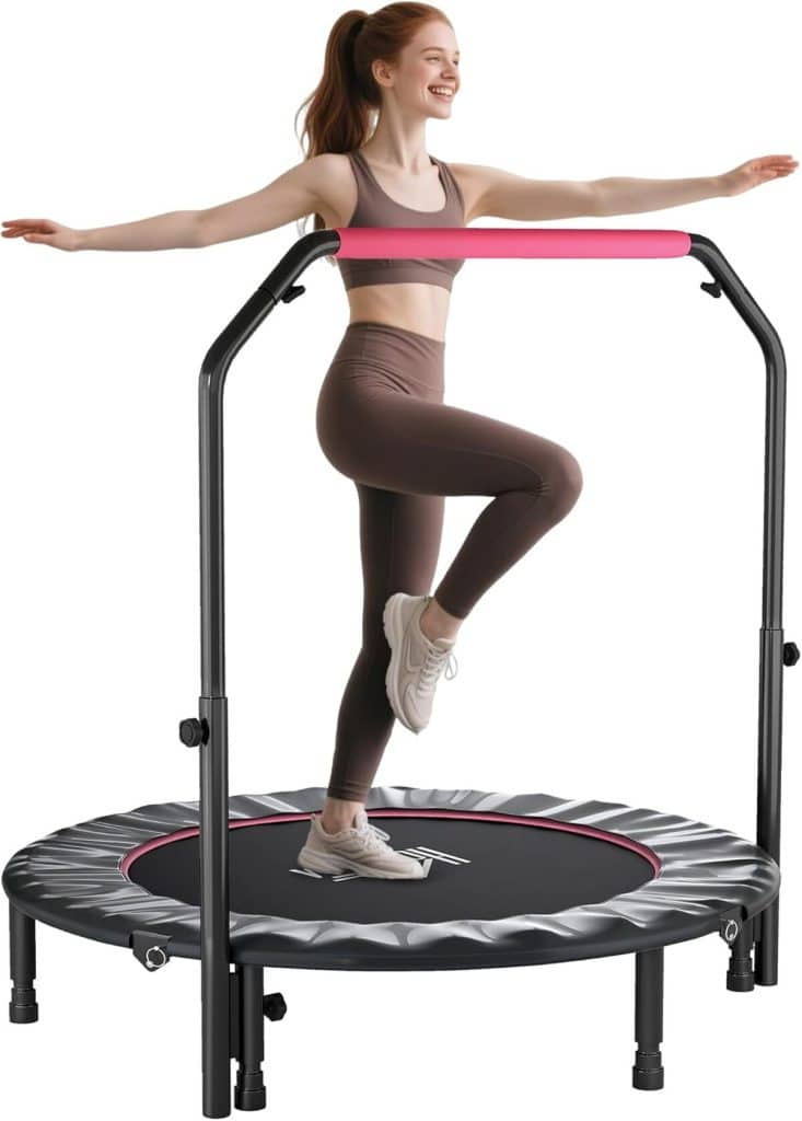 Test du mini trampoline pliable HOMCOM : cardio en intérieur et extérieur