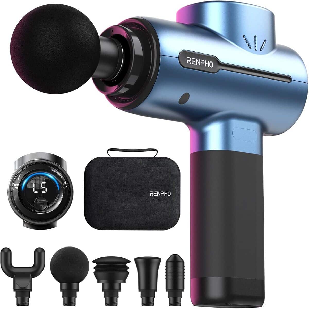 Test du pistolet de massage Renpho : chaleur, froid et Bluetooth