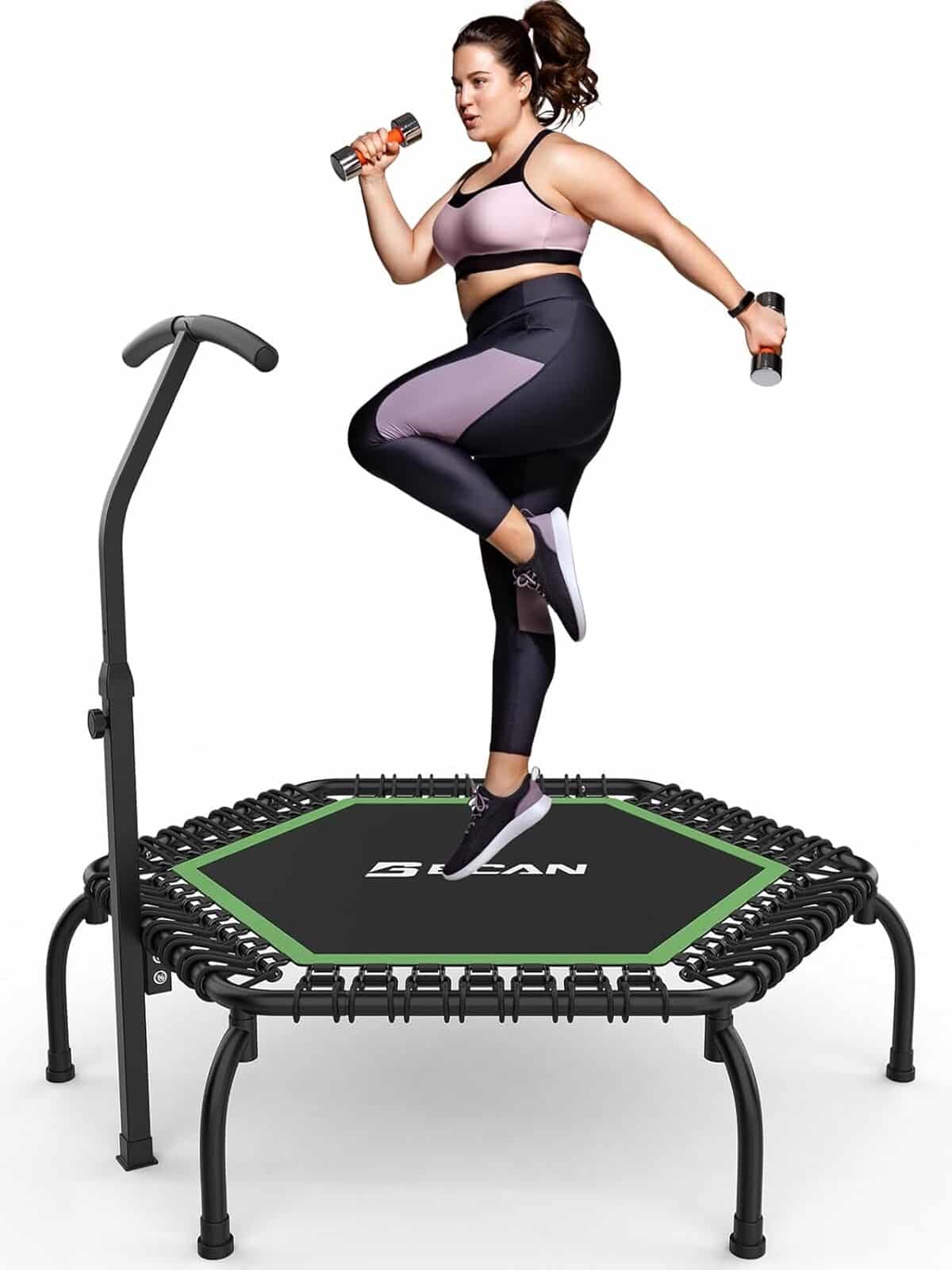 Test du trampoline d'intérieur BCAN Ø122 cm : performance et confort