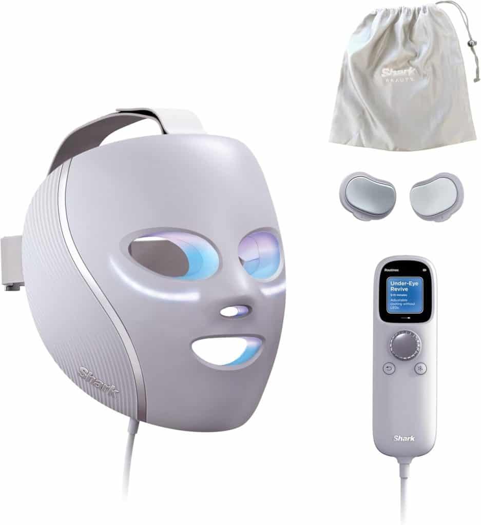 Test Shark CryoGlow FW312EUPL : masque LED rafraîchissant et relaxant